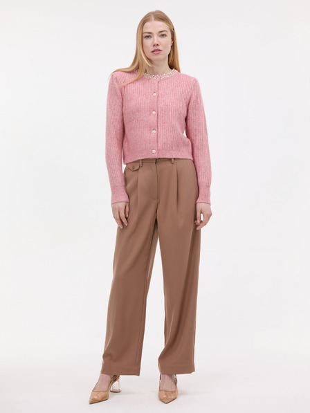 Orsay ORSAY Világos rózsaszín női kardigán applikációval