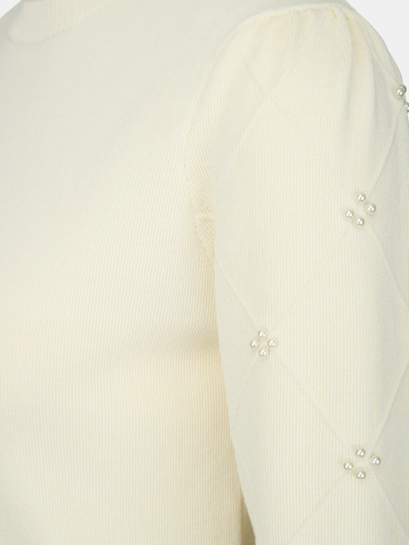 Orsay ORSAY Krémszínű női pulóver applikációval