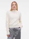 Orsay ORSAY Krémszínű női pulóver applikációval