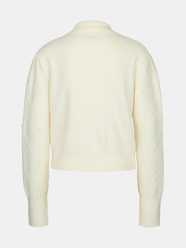 Orsay ORSAY Krémszínű női pulóver applikációval