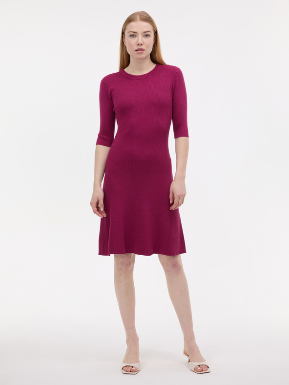 Orsay ORSAY borszínű női térdig érő ruha