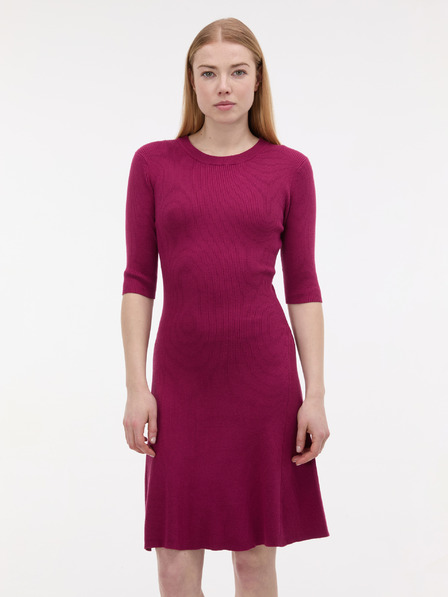Orsay ORSAY borszínű női térdig érő ruha