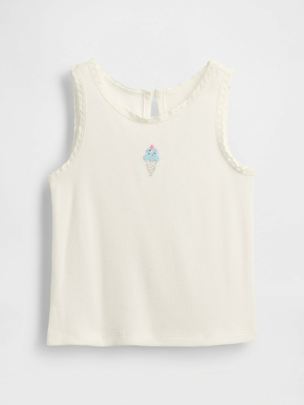 GAP Baby bordázott top GAP