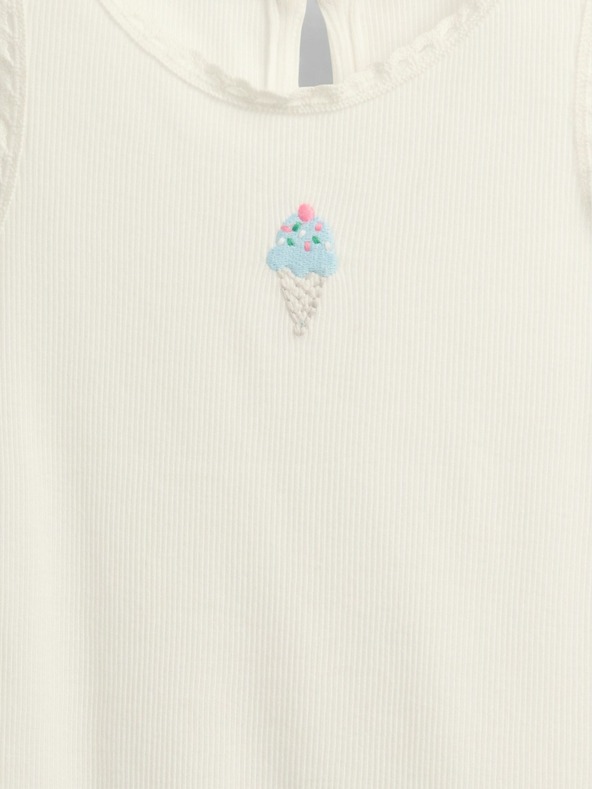 GAP Baby bordázott top GAP