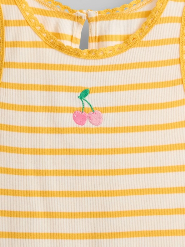 GAP Baby bordázott top GAP