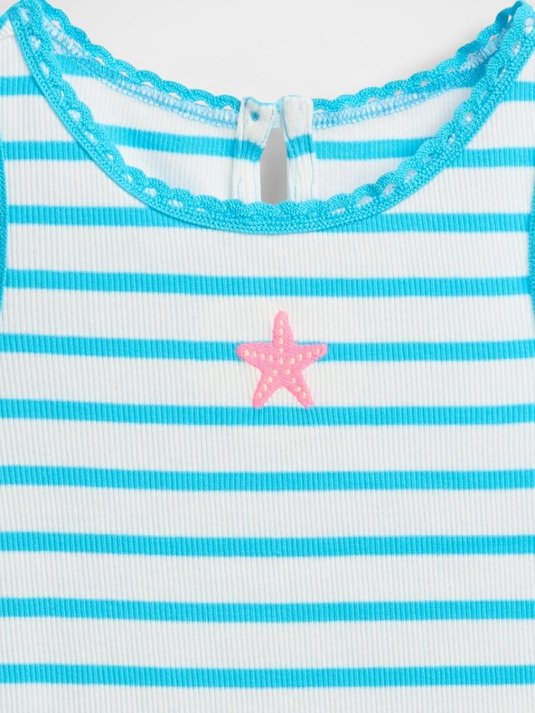 GAP Baby bordázott top GAP