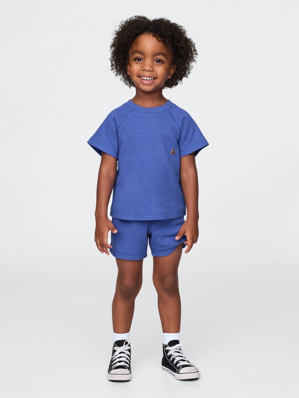 GAP Baby outfit szett waffle mintával GAP