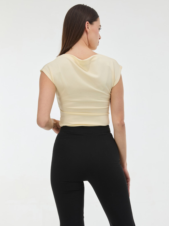 Orsay ORSAY Sárga női póló rövid ujjú