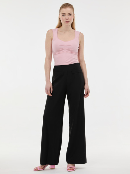 Orsay ORSAY Fekete női egyenes szárú nadrág