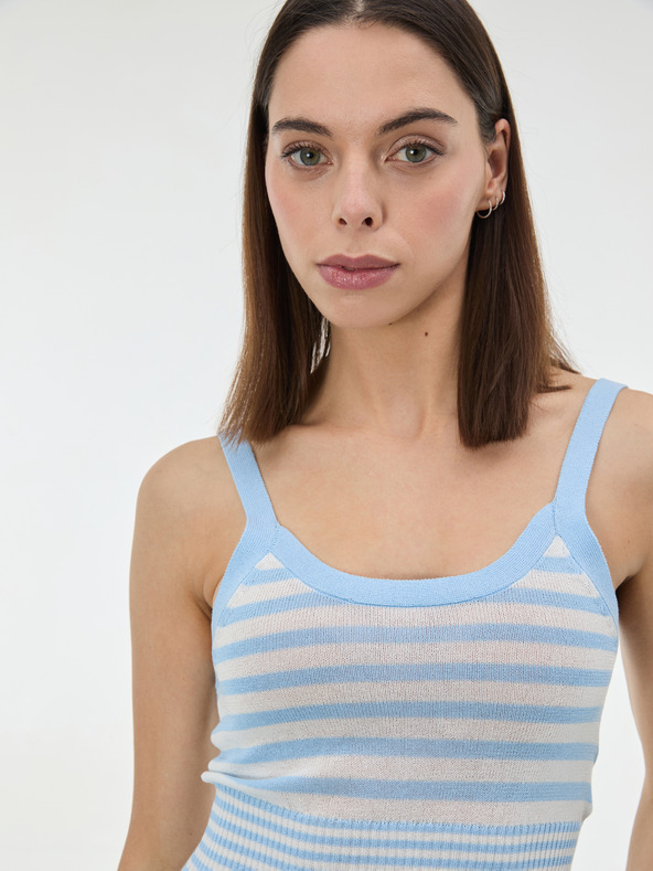 Orsay ORSAY Világoskék csíkos női trikó