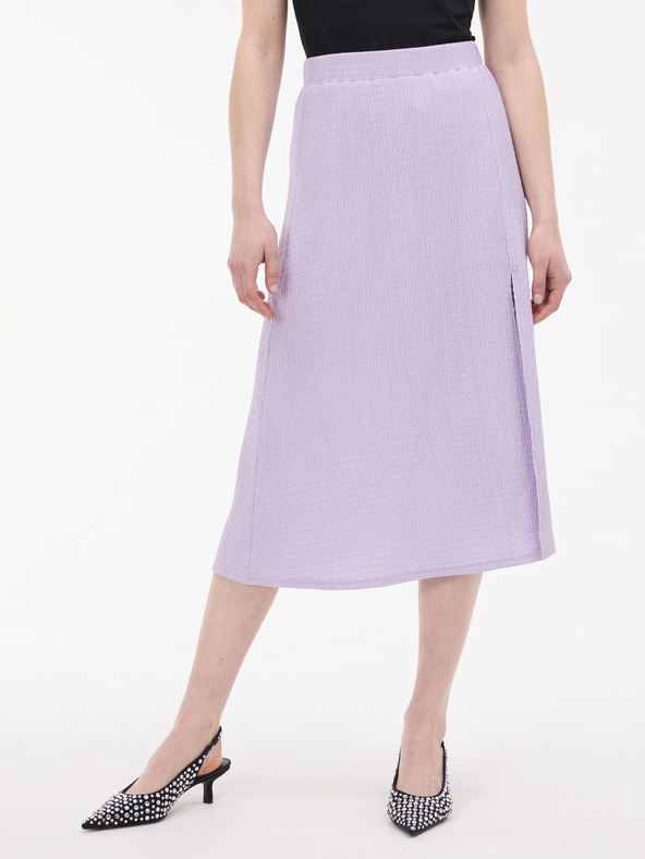 Orsay ORSAY Világos lila női midi szoknya