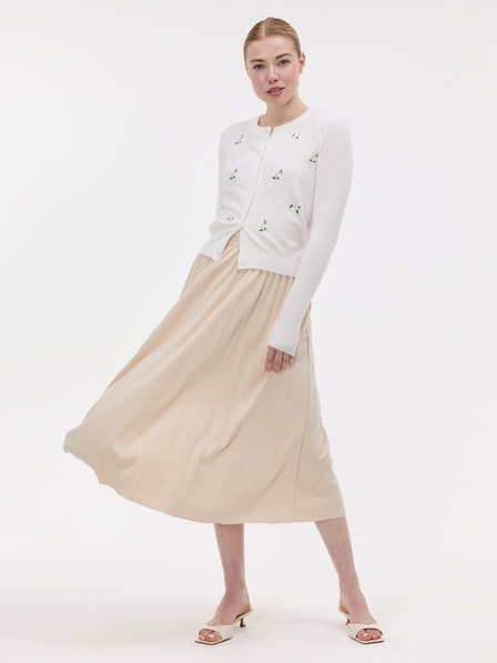 Orsay ORSAY bézs színű női midi szoknya