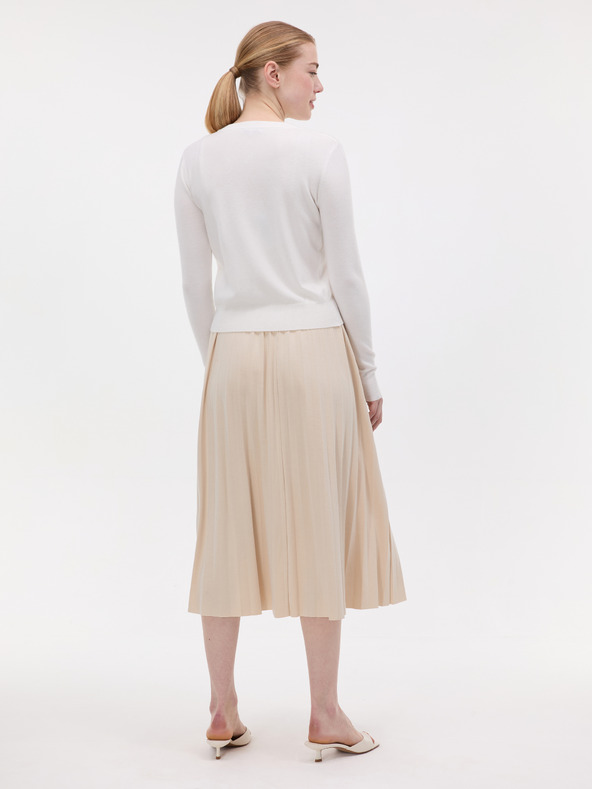 Orsay ORSAY bézs színű női midi szoknya