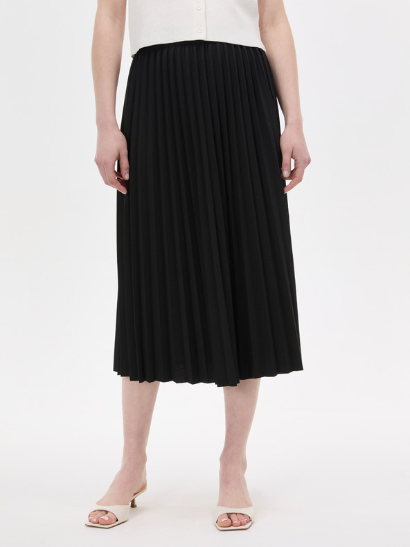 Orsay ORSAY fekete női midi szoknya