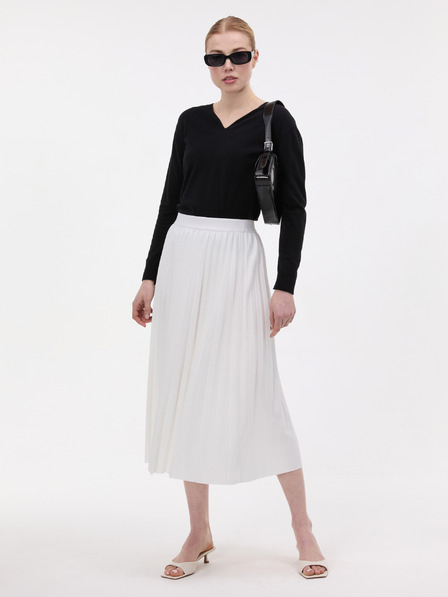 Orsay ORSAY Krémszínű női midi szoknya