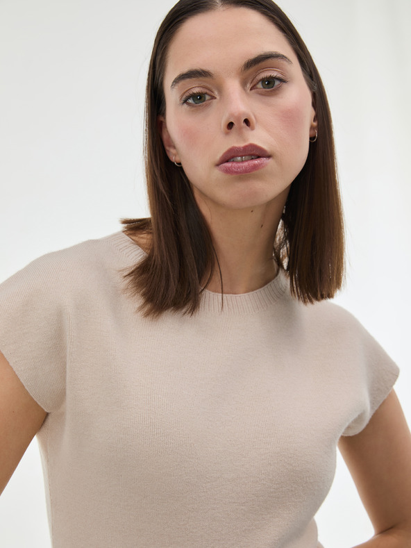 Orsay ORSAY Bézs női ujjatlan pulóver