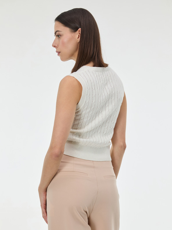 Orsay ORSAY Krémszínű női kötött mellény