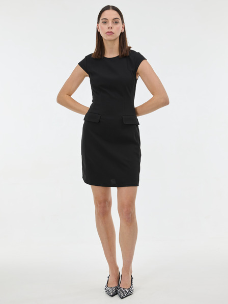 Orsay ORSAY fekete női térdig érő ruha