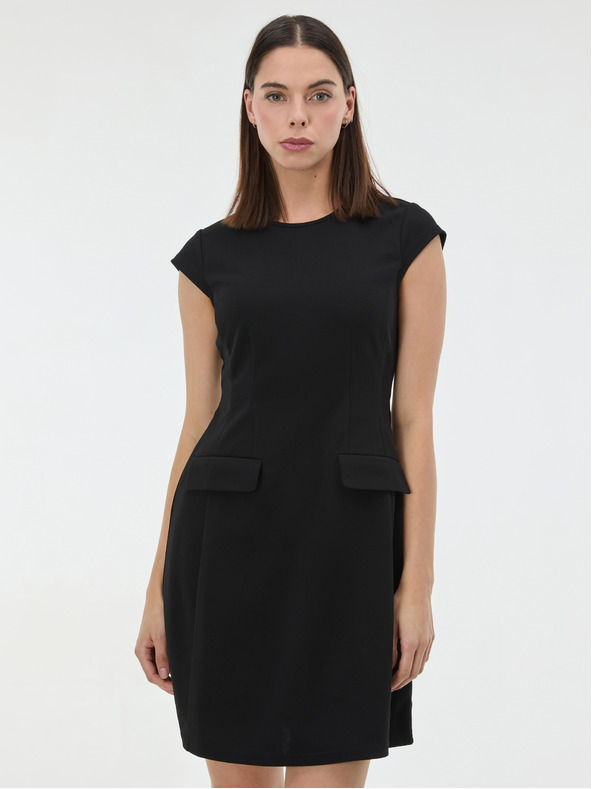 Orsay ORSAY fekete női térdig érő ruha