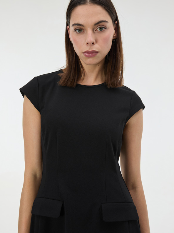 Orsay ORSAY fekete női térdig érő ruha