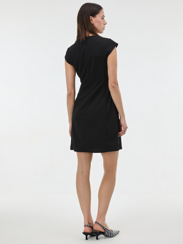 Orsay ORSAY fekete női térdig érő ruha