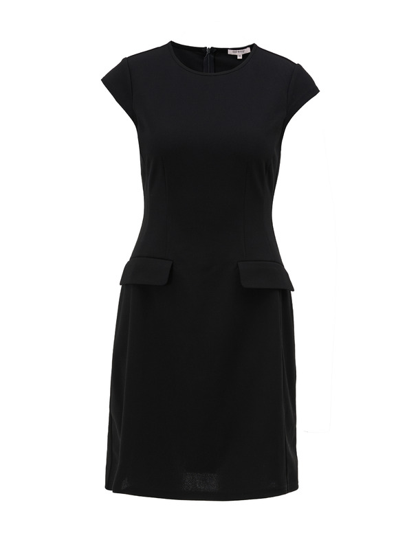Orsay ORSAY fekete női térdig érő ruha