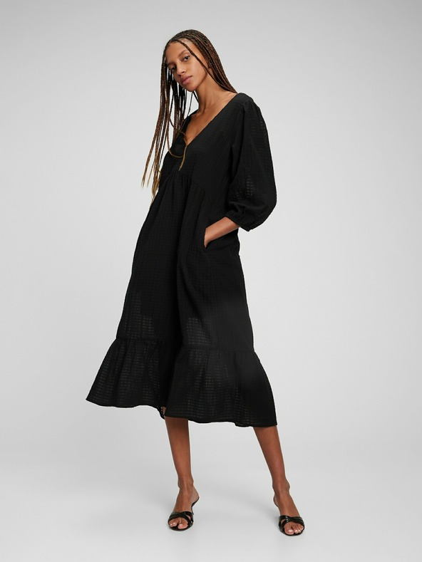 GAP Midi ruha V kivágással GAP