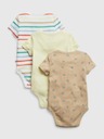 GAP Baby pamut body Brannan, 3 db GAP