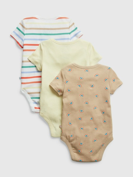 GAP Baby pamut body Brannan, 3 db GAP