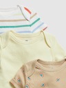 GAP Baby pamut body Brannan, 3 db GAP
