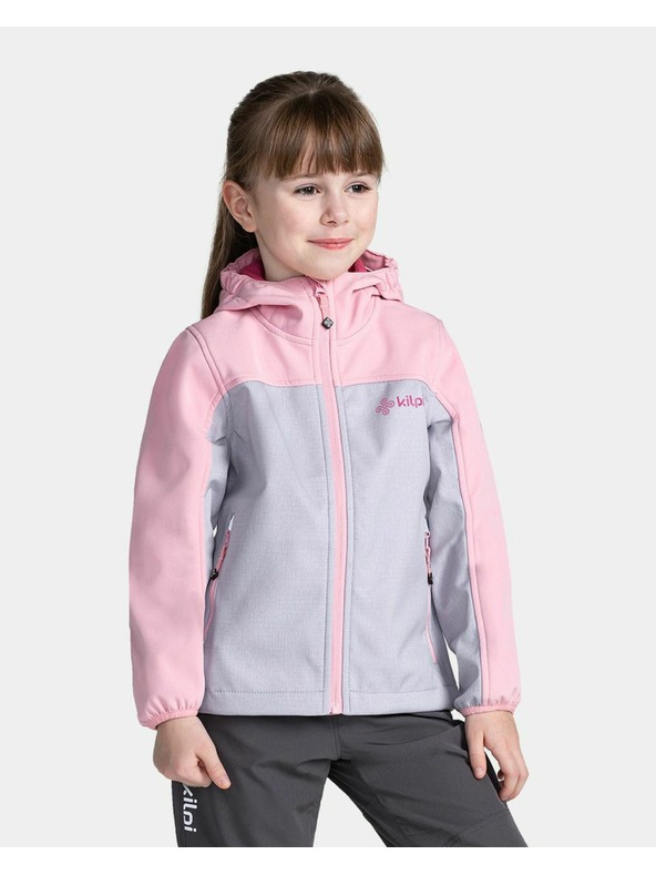 Kilpi Szürke és rózsaszínű női softshell dzseki Kilpi RAVIA-J