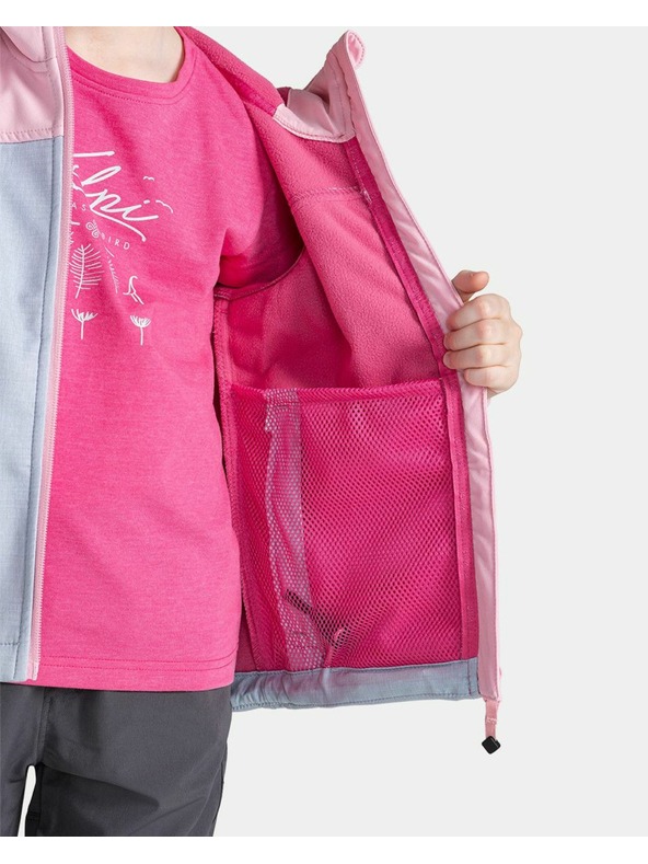 Kilpi Szürke és rózsaszínű női softshell dzseki Kilpi RAVIA-J