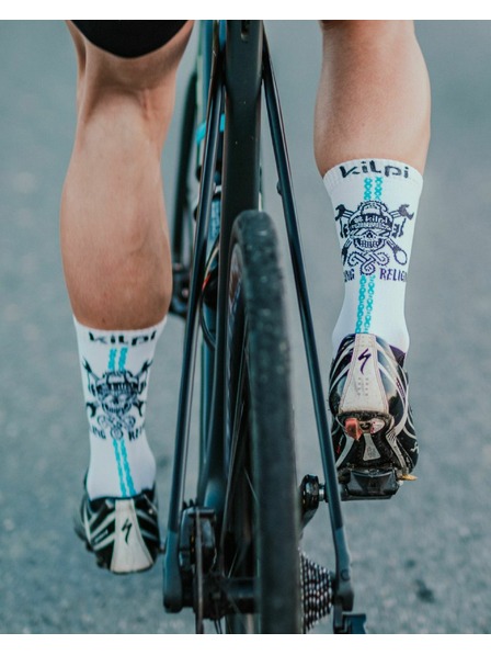 Kilpi Fekete-fehér uniszex sportzokni Kilpi Spurt