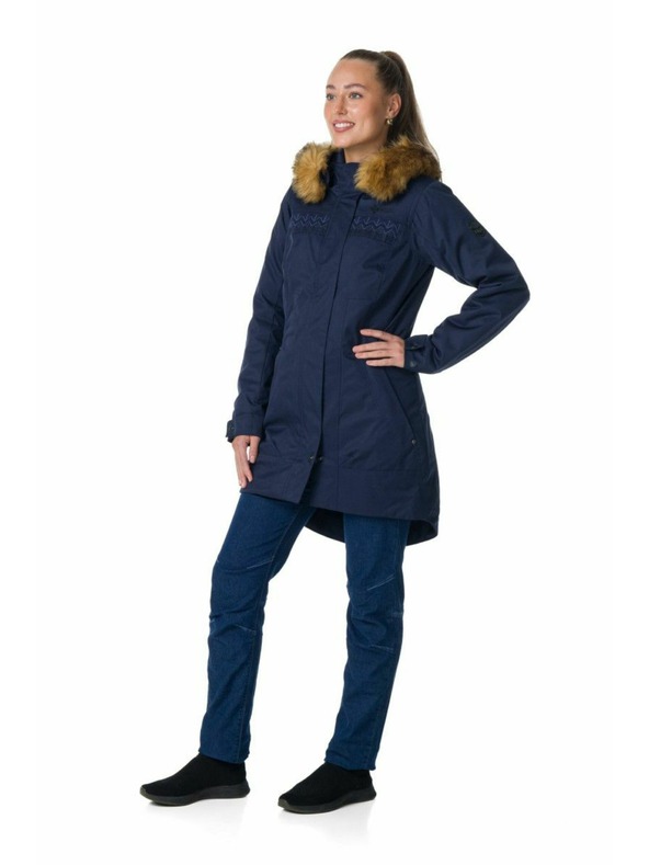 Kilpi Sötétkék női télikabát Kilpi PERU-W