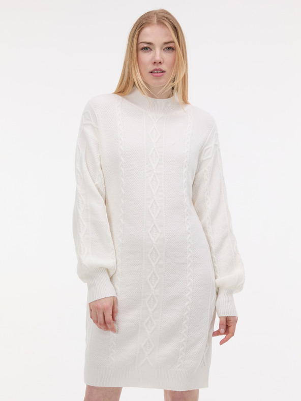 Orsay ORSAY krémszínű női pulóver ruha