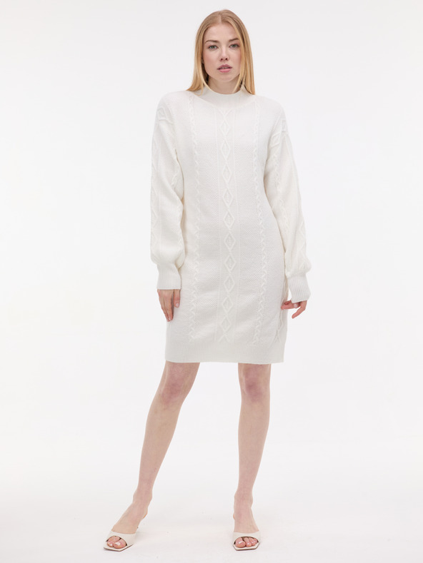 Orsay ORSAY krémszínű női pulóver ruha