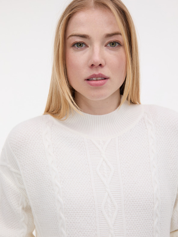 Orsay ORSAY krémszínű női pulóver ruha