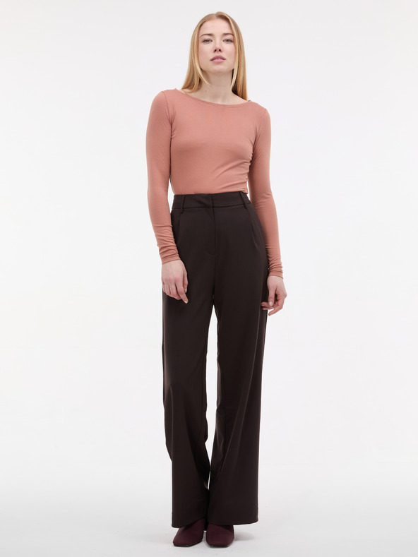 Orsay ORSAY világos barna női hosszú újjú póló