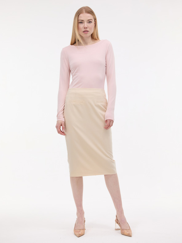 Orsay ORSAY világos rózsaszín női hosszú ujjú póló