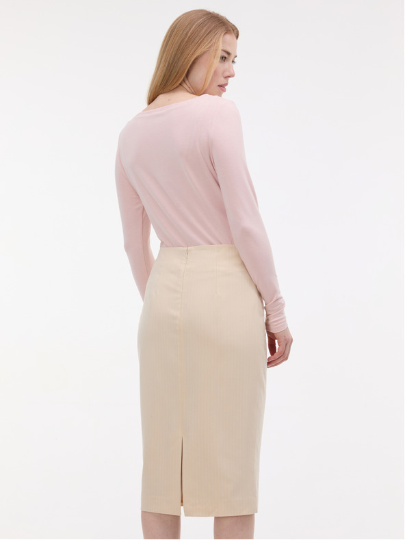 Orsay ORSAY világos rózsaszín női hosszú ujjú póló