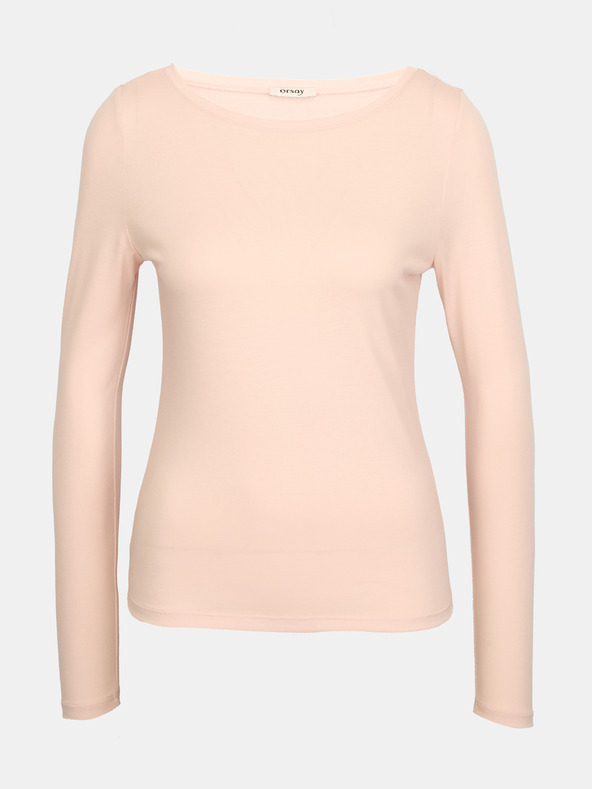 Orsay ORSAY világos rózsaszín női hosszú ujjú póló