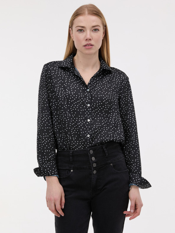 Orsay ORSAY fekete mintás női blúz
