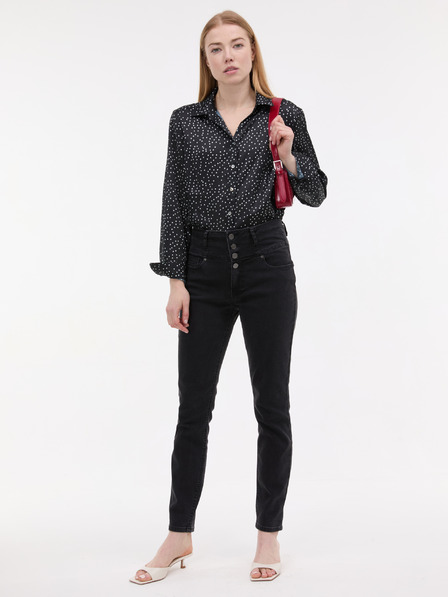Orsay ORSAY fekete mintás női blúz