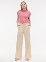 Orsay ORSAY Krémszínű női bő szárú nadrág csíkkal