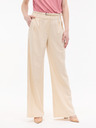Orsay ORSAY Krémszínű női bő szárú nadrág csíkkal