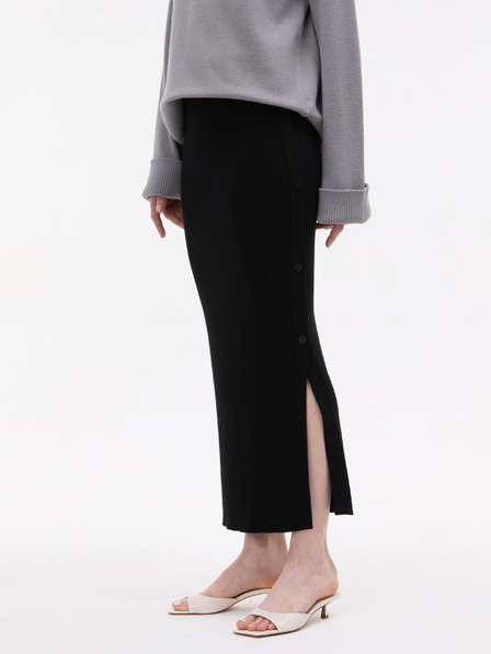Orsay ORSAY Fekete női kötött szoknya