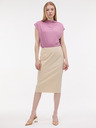 Orsay ORSAY Krémszínű női ceruzaszoknya csíkkal