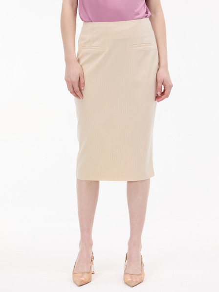 Orsay ORSAY Krémszínű női ceruzaszoknya csíkkal