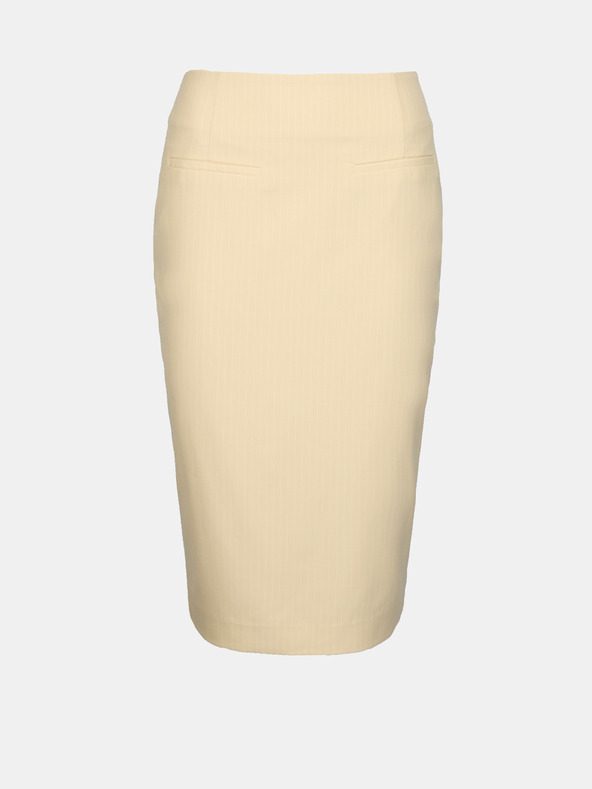Orsay ORSAY Krémszínű női ceruzaszoknya csíkkal