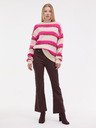 Orsay ORSAY Rózsaszín csíkos női pulóver